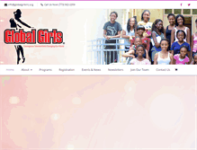 Tablet Screenshot of globalgirlsinc.org